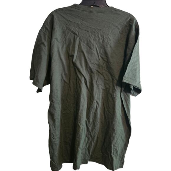 XL Unisex army green I LOVE DRAKE short sleeve t-shirt - Picture 3 of 4